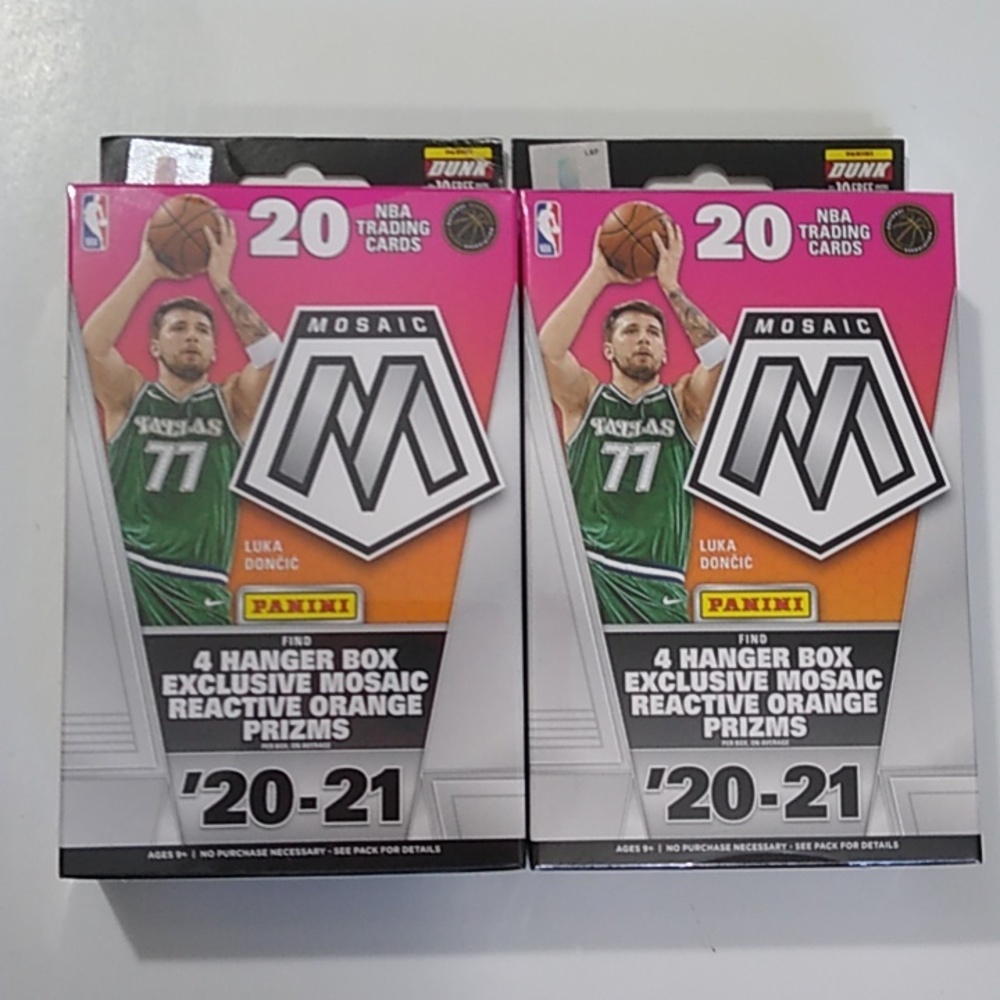 Two, 2020-2021 Mosaic Panini Basketball Hanger Box Factory Sealed Two Bo…